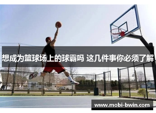 想成为篮球场上的球霸吗 这几件事你必须了解