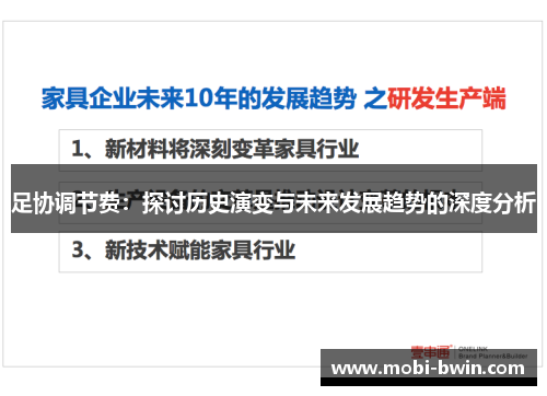 足协调节费：探讨历史演变与未来发展趋势的深度分析